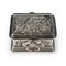 19th Century Silver Metal the Fox & the Stork Jewelry Box, Image 3