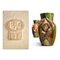 Ceramic and Sculpted Clay Vases, Set of 2 3