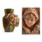 Ceramic and Sculpted Clay Vases, Set of 2, Image 2