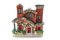 Antique Staffordshire Flatback Cottage, 1880s 1