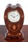 Reloj de repisa eduardiano de caoba con incrustaciones, Imagen 1