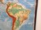 Large Mid-Century School Map of North and South America by Haack Painke Kooyman for Perthes Dijkstra 21