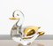 Glass and 24 Carat Gold Ducks from Murano, 1980s, Set of 2 12
