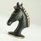 Vintage Brass Horse Head by Walter Bosse for Herta Baller, Vienna, 1950s 3