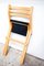 Vintage Black Fabric & Birch Palo Folding Chair from Ikea, 1980s 7