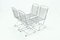Chromed Wire Steel Dining Chairs by Till Behrens for Schlubach, 1983, Set of 4 3