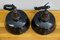 Small Industrial Enameled Ceiling Lamps, 1930s, Set of 2 4