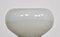 Lámpara de mesa italiana vintage de vidrio opalino, años 70, Imagen 8