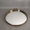 Vintage Brass Round Mirror, 1950s, Image 1