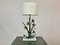 Vintage Regency Style Floral Table Lamp from Regina 3