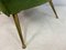 Italian Armchairs on Brass Legs, 1950s, Set of 2, Image 10