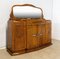French Art Deco Credenza with Marble Top, 1930s 2