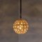 Small Gold-Plated Brass and Crystal Pendant Lamp from Palwa, 1960s 16