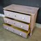 Flea Pink Chest of Drawers with Porcelain Handles, Image 3