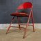 Industrial Bangkok Temple Red Weathered Folding Chair, 1960s, Image 7