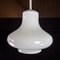 Vintage White Milk Glass Ceiling Lamp, 1950s, Image 2