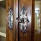 French Brown Brocante 2-Piece Kitchen Cupboard, 1920s, Image 9