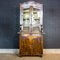 French Brown Brocante 2-Piece Kitchen Cupboard, 1920s, Image 1