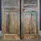 Französische Chateau Brocante Türkise Fensterläden aus Holz, 1920er, 2er Set 9