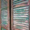 French Chateau Brocante Turquoise Wooden Shutters, 1920s, Set of 2, Image 3