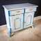 Antique Swedish Blue Painted Chest of Drawers, 1900s 3