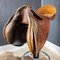 Vintage Leather Saddle Barstool, Image 7