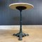 Antique Bistro Table with Cast Iron Leg and Marble Top 2