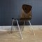 Vintage Thur-Up Seat Chair with Dark Wood Seat, Image 7