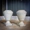 Antique Belgian Hard Stone Garden Vases, Set of 2 1