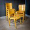 Vintage Wooden Stacking Chair, 1950s 2