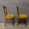 Antique Chair with Gold Velvet Upholstery, Lyon, 1800s, Image 3