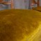 Antique Chair with Gold Velvet Upholstery, Lyon, 1800s 8