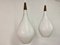 Mid-Century Danish Opaline Glass Pendant Lamps from Holmegaard, 1960s, Set of 2 4