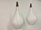 Mid-Century Danish Opaline Glass Pendant Lamps from Holmegaard, 1960s, Set of 2, Image 4