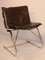 Chrome-Plated Steel and Leather Dining Chairs from Apelbaum, 1970s, Set of 2 9