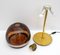 Mid-Century Italian Murano Glass and Brass Table Lamp from Leucos, 1970s 6