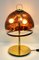 Mid-Century Italian Murano Glass and Brass Table Lamp from Leucos, 1970s, Image 3