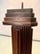 Vintage Art Deco Handmade Hardwood Standing Candleholders, Set of 2 8