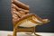 Leather Armchair and Footstool Set by Ingmar Relling for Westnofa, 1960s, Image 7