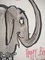 Dibujo Elephant Grec vintage de Ronald Searle, Imagen 5