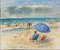 Summer in Blonville Oil on Canvas de Jean-Jacques René, 1943, Imagen 5