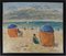 Vintage Summer in Houlgate Oil on Canvas par Jean-Jacques René 1
