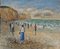 Low Tide at Pourville Oil on Canvas by Jean-Jacques René, Image 6