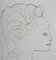Woman in Profile Lithograph after Pablo Picasso 3