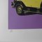 Litografia Mercedes Benz modello 400 vintage viola di Andy Warhol, Immagine 2
