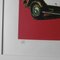 Litografia Mercedes Benz modello 400 vintage rossa di Andy Warhol, Immagine 2