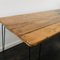 Antique Industrial Oak Dining Table with Hairpin Legs, Image 5