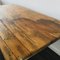Antique Industrial Oak Dining Table with Hairpin Legs, Image 7