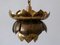 Mid-Century Modern Brass Lotus Pendant Lamp from Feldman Lighting Co, 1960s 7