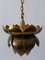 Mid-Century Modern Brass Lotus Pendant Lamp from Feldman Lighting Co, 1960s, Image 9